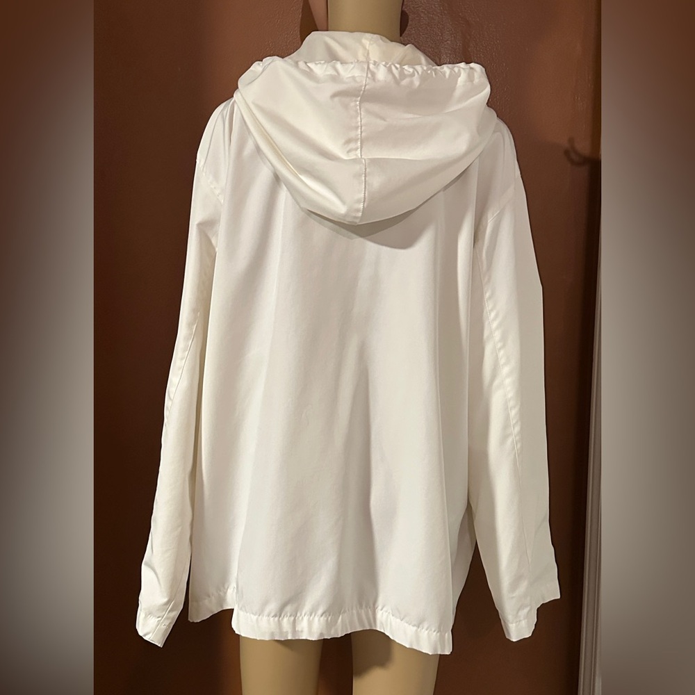 Outbrook White Rain Coat Jacket Women’s 1X - Picture 2 of 5
